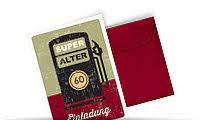 Einladung 60 Geburtstag Super Alter