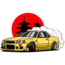 Gtr дрифт машина Jdm модификация иллюстрации автомобили простые фоны  японский вектор PNG , гтп, дрифт кар, гонщик PNG картинки и пнг рисунок для  бесплатной загрузки