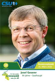 Weiter geht´s mit Josef Geserer auf Platz 19! Der 59jährige Saalhaupter hat  5 Kinder und 3 Enkelkinder. Der gelernte Industriemeister ist als  Personalrat bei einem Automobilzulieferer tätig. Seit er denken kann, war