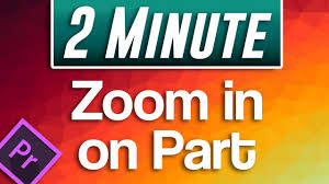 Adobe premiere elements provides you with customization options using which you can apply the effect according to your requirements. How To Zoom In On Part Of Video Premiere Pro Tutorial Youtube