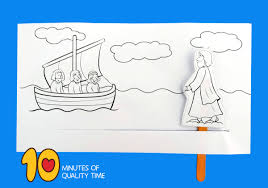 There are tons of great resources for free printable color pages online. Jesus Walks On Water Craft 10 Minutes Of Quality Time