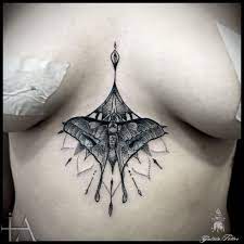 Sternum Dotwork Tattoo Tattoos Body Tattoos Sternum Tattoo