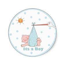 It S A Boy Baby Shower Sticker Zazzle Com In 2021 Baby Shower Stickers Baby Boy Shower Baby Boy Themes