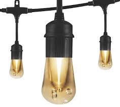 And with the 15 individual incandescent bulbs set 3 feet apart they can go the distance without. Indoor Outdoor Led String Lights Black 24 Feet Pottery Barn