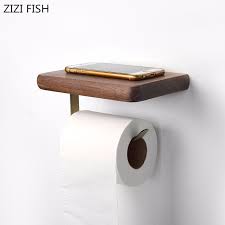 This matt black toilet paper holder is heavy duty and is very practical / convenient. Toilet Paper Holder Wrought Iron Tissue Roll Hanger Handmade Bathroom Hook Decor Home Improvement Mounted Toilet Paper Holders