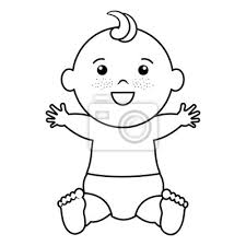Baby Kleidung Glucklich Symbol Vektor Illustration Design Zeichnen Fototapete Fototapeten Schone Tochter Bauch Myloview De