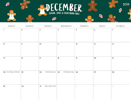 Teddy Calendar For December 2019 Holidays December Calendar Print Calendar Printable December Calendar