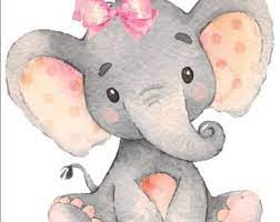 Baby Elephant Png Etsy