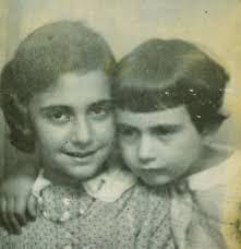 MAY 1927: One-year-old Margot Frank sits