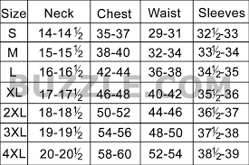 complete mens shirt size chart and sizing guide all guys