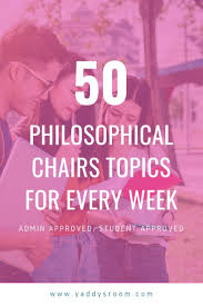 Year Long Ultimate Philosophical Chairs Activity For Every Week Avid Research Skills Teacher Resources Learning Resources
