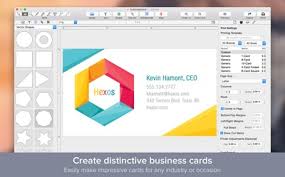 Print your business cards using cardstock paper, or send your business card pdf to a printing service company Business Card Designer Wombat Apps