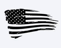 Black And White American Flag Tattoo Drawing Pin On Tattoos