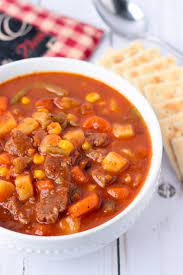 Vegetable beef soup is really a meal in one, but having a simple side or toppings is a great option. Instant Pot Vegetable Beef Soup Big Bear S Wife