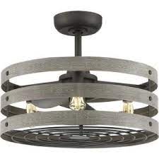 Progress Lighting Keowee 23 In Indoor Outdoor Artisan Iron Dual Mount Ceiling Fan With Light Kit And Remote Control P250001 148 22 The Home Depot Ceiling Fan With Light Gray Ceiling Fan Fan Light