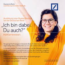 Nutzen sie verimi, um sich im deutsche bank onlinebanking anzumelden. Deutsche Bank Ag Bobplus E V Berufsorientierungsborse Fur Das Rheinland