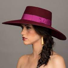 Mallory Is A Statement Hat For Your Winter Wardrobe The Hat Is Hand Blocked On Newer Custom Wooden Hat Blocks I Wide Brim Felt Hat Stylish Hats Beautiful Hats