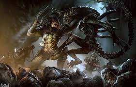 Brown lion, mane, predator, king of beasts, muzzle, animal. Wallpaper Soldiers Aliens Predator Alien Art Marines Alien Vs Predator Xenomorph Giger Avp Images For Desktop Section Igry Download