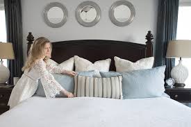 Stonewashed belgian linen bedding collection, from $16, restoration hardware Master Bedroom Ideas With Framebridge The Blue Hydrangeas A Petite Fashion And Lifestyle Blog