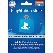 Psn Card 25 Usd Playstation Network Us Store Value Us 25 Playstation Cards Games