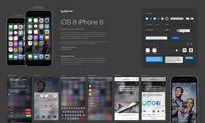 Free Download Ios8 Gui Iphone 6 Ios 7 Design Ios 8 Ios Design