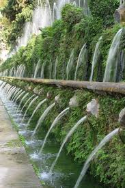 Villa D Este Rome The Avenue Of 100 Fountains Garden Fountains Garden Fountain Fountains