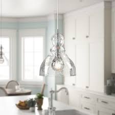 Modern 12 lamp pendant ceiling light polished chrome bubble shades. Pendant Lighting Wayfair