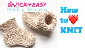 Check spelling or type a new query. Quick And Easy Baby Boots How To Knit Teomakes Youtube