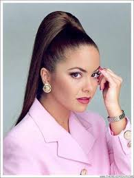 Lucero Lazos De Amor Model Hair Sleek Hairstyles High Hair