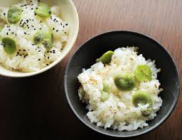 そら豆ごはん【そら豆 炊き込みご飯 ごま レシピ】