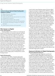 Digital Radiography Has Become The Norm In U S Pdf