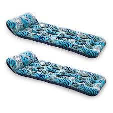 Maybe you would like to learn more about one of these? Aqua Leisure Inflatable Pool Float Water Contour Lounge Lounger Raft Floatie Couch With Headrest Pillow Blue Ferns 2 Pack Target