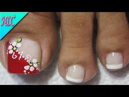 Es hora de conocer cuáles serán las uñas 2021 que más vamos a ver y cuáles son los diseños de uñas que están más de moda. Diseno De Unas Para Pies Flores Para Principiantes Flowers Nail Art Nlc Youtube Unas De Gel Para Pies Unas Manos Y Pies Disenos De Unas Pies