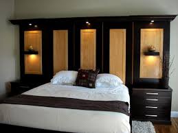 Completely Custom And Beautifully Styled Wall Unit Surrounds A Bed And Provides Drawer Space In A Small Room Two Ton Bedroom Wall Units Bedroom Wall Wall Unit