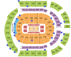 bridgestone arena seating chart rows seat numbers and