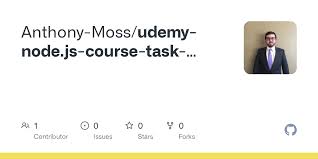 No experience with data structures or computer science needed! Github Anthony Moss Udemy Node Js Course Task Manager