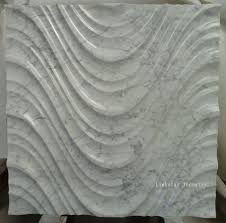Decorative 3d Cnc Natural White Carrara Stone Feature Wall Cladding Will Provide The Designer A New Way To Create A Gorgeous Architecture