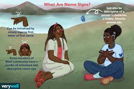 Search and compare thousands of words and phrases in british sign language (bsl). Name Signs In The Deaf Community