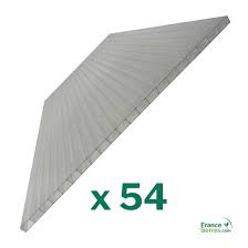 54 Plaques De Remplacement En Polycarbonate Alveolaire 4mm