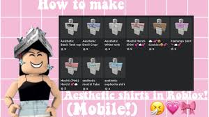 The merch will have something for everyone. How To Make Aesthetic Shirts In Roblox Mobile Tutorial Youtube