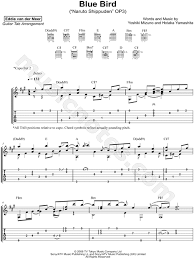 Eddie Van Der Meer Blue Bird From Naruto Shippuden Op3 Guitar Tab In F Minor Download Print Sku Mn0184222 Meaning to blue bird (naruto shippuden) song lyrics (15 meanings). gbp