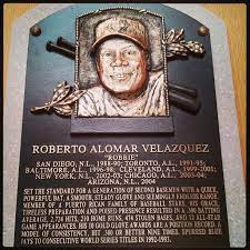 Hall of fame second baseman roberto alomar has been fired as a consultant by major league baseball and placed on the league's ineligible list after an investigation into an allegation of sexual misconduct. Roberto Alomar S Plaque In The Baseball Hall Of Fame Baseball Cardinals Baseball Hall Of Fame