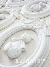 Cornice Di Gesso Alta Circa 17 Cm Con Fondo In Tessuto A Scelta E Gessetto Centrale Ideale Come Bomboniera P Casa Artigianali Fai Da Te Battesimo Bomboniere