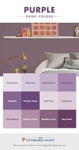 Purple Is A Majestic Color Coming From Royalty It Can Be Inspirational And Create A Pretty Env Purple Paint Colors Paint Colors For Home Purple Accent Walls