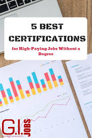 5 Best Certifications For High Paying Jobs Without A Degree Jobs Without A Degree High Paying Jobs Good Paying Jobs