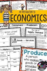 Introduce Your Students To The Basic Economic Concepts Of Money Wants Needs Goods Services Consumers Teaching Economics Engaging Lessons Teaching Posters