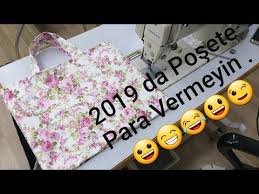 Poset Parali Olacakmis Bizde Bez Canta Diktik Youtube Canta Dikis Cantalar