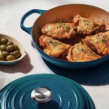 Must use code spice at checkout. Le Creuset Signature Cast Iron Braiser 5 Quart Deep Teal Cutlery And More