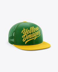 Collection of free customizable mockups to beautifully present your design projects. Trucker Cap With Flat Visor Mockup Half Side View In Apparel Mockups On Yellow Images Object Mockups Design Mockup Free Mockup Free Psd Free Psd Mockups Templates