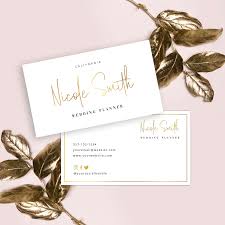 Accent any part of your card with copper, gold, or silver foil highlights. Gold Foil Business Card Design Editable Template Printable Corjl